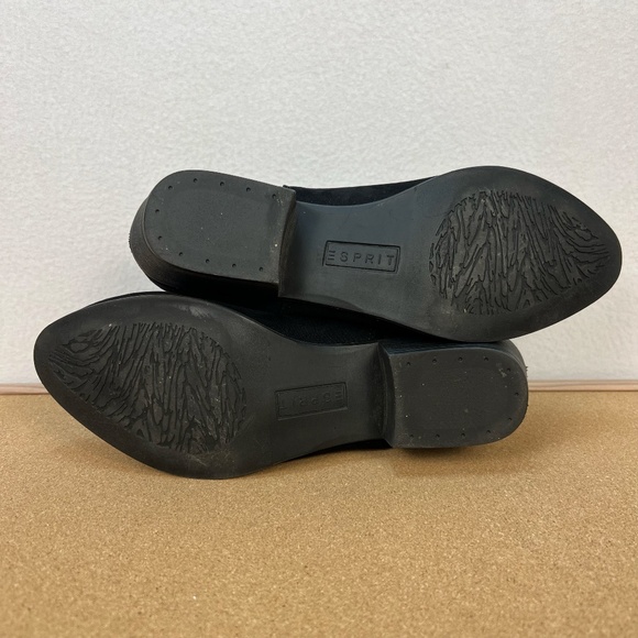 Esprit Womens Chelsea Black Boot Tiffany Faux Suede Booties Size 9M Classic READ - Picture 11 of 13